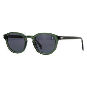 New DAVID BECKHAM Green Round DB 1007/S 1EDIR Sunglasses Women